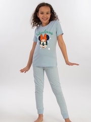 Brands In Blue Disney Minnie Mouse Fabyuleos Christmas Pyjamas - Image 2 of 4