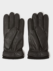 Osprey London The Alfie Leather Black Gloves - Image 3 of 5