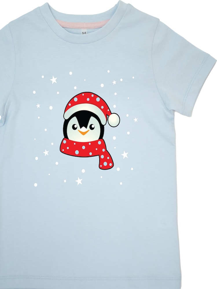 Brands In Blue Christmas Penguin Pyjamas - Image 4 of 4 Brands In Blue Christmas Penguin Pyjamas - Image 4 of 4