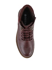 Pavers Red Wide Fit Grippy Ankle Boots - Image 4 of 5