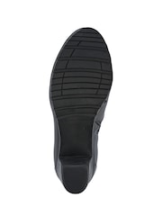 Negro - Pavers Leather Block Heeled Lace-Up Boots - Imagen 5 de 5