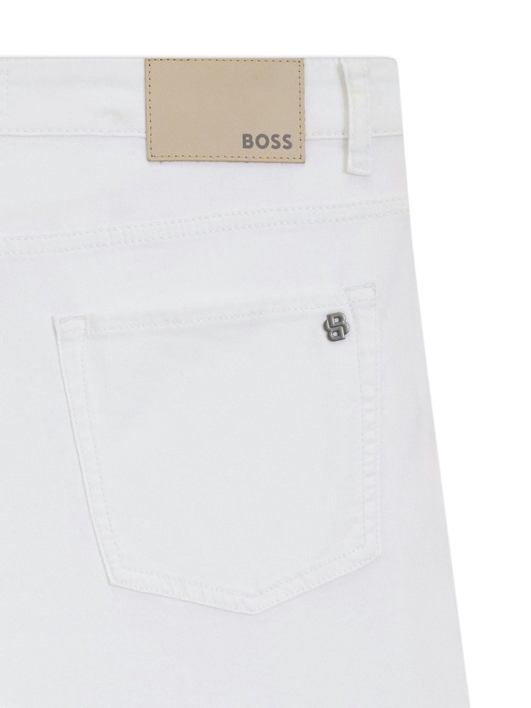 BOSS White Re.Maine Regular-Fit Stretch Denim Jeans - Image 6 of 6