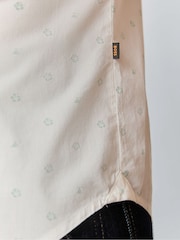 BOSS White Rash Regular Fit Logo Short Sleeve Shirt - Image 5 of 6