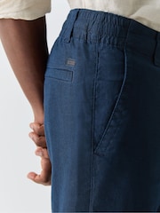 BOSS Blue Sanderson Regular-Fit Trousers - Image 4 of 6