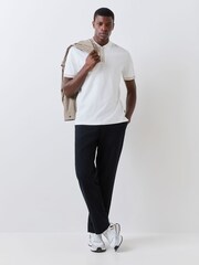 BOSS White Parlay Tipped Polo Shirt - Image 2 of 5
