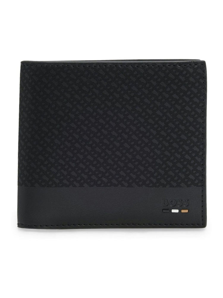 BOSS Black Ray Signature Logo Billfold Wallet - Image 1 of 2 BOSS Black Ray Signature Logo Billfold Wallet - Image 1 of 2