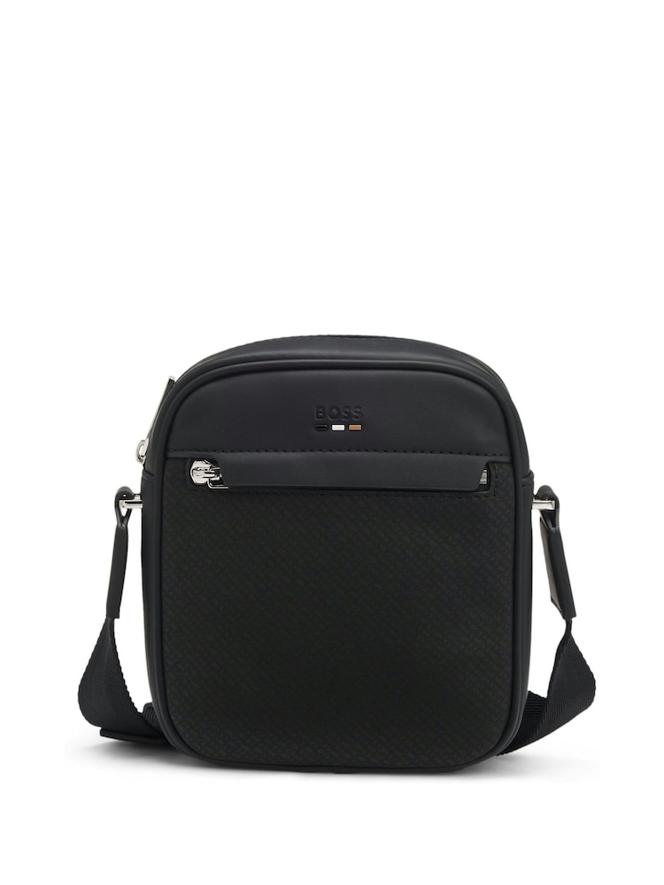 BOSS Black Ray Logo Cross-Body Bag - Image 1 of 2