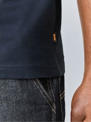 BOSS Blue Regular Fit Graphic T-Shirt - Image 5 of 6