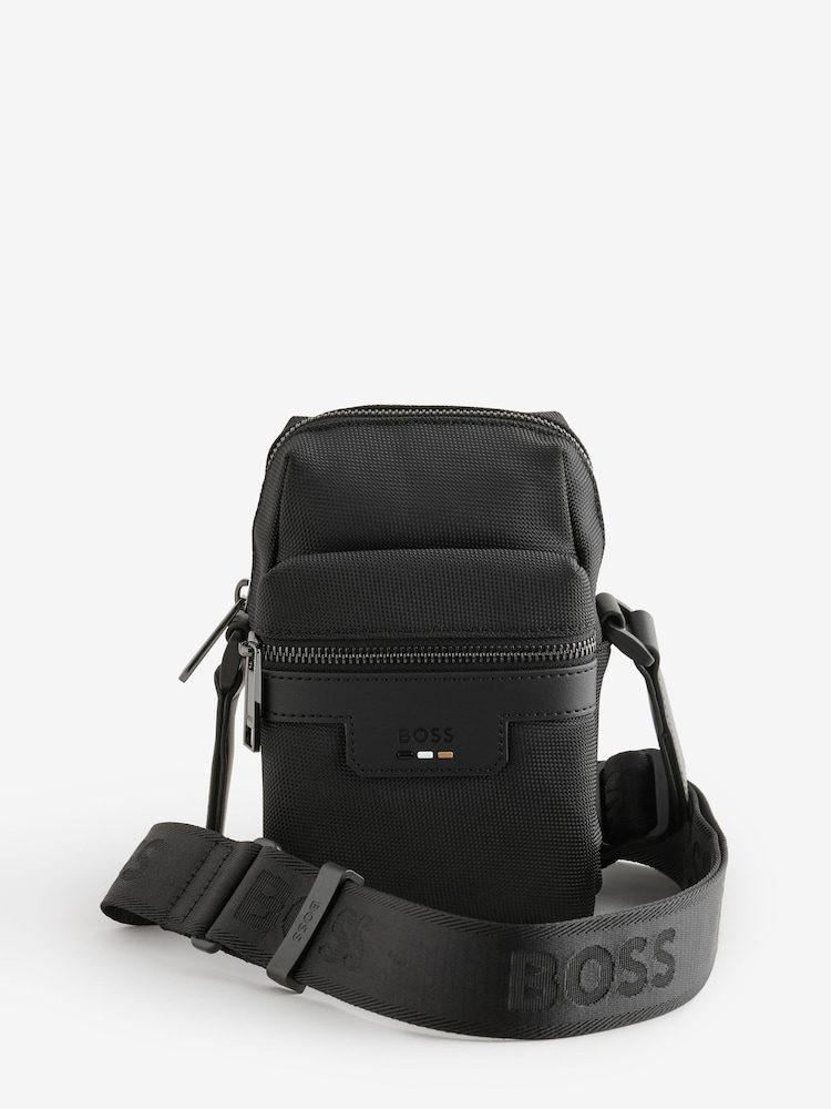 BOSS Black Ray Logo Cross-Body Bag - Image 1 of 1 BOSS Black Ray Logo Cross-Body Bag - Image 1 of 1