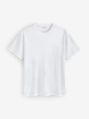 BOSS Black Ribbed Regular Fit Logo T-Shirts 2 Pack - Image 2 of 3