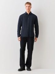 BOSS Blue Relegant Regular Fit 100% Linen Shirt - Image 2 of 5