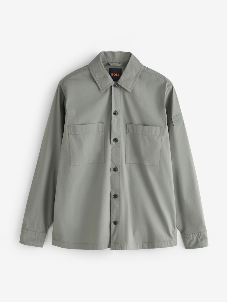 BOSS Grey Locky Overshirt - Image 1 of 1