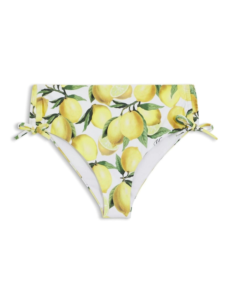 HUGO Yellow Zebra Print Bikini Bottoms - Image 1 of 1