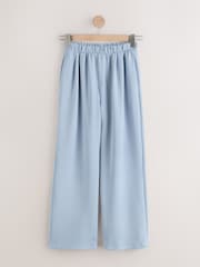 Hellblau - Slinky Modal Jogginghosen mit weitem Bein - Bild 6 von 9