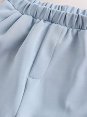 Hellblau - Slinky Modal Jogginghosen mit weitem Bein - Bild 7 von 9