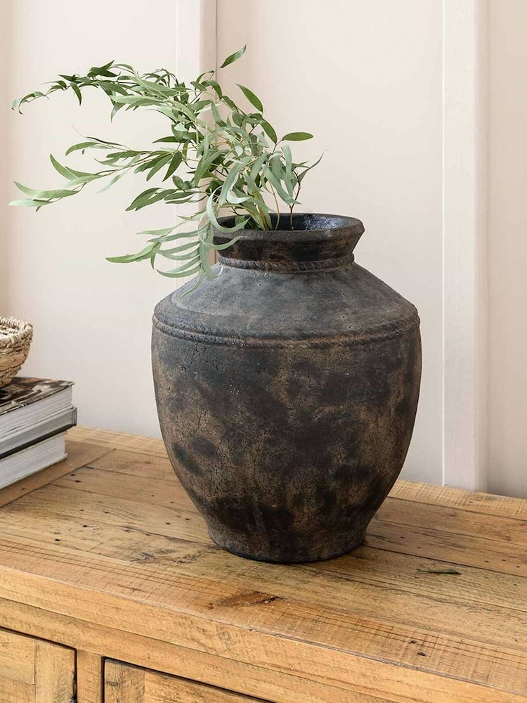 Garden Trading Brown Portesham Large Vase - Image 1 of 3