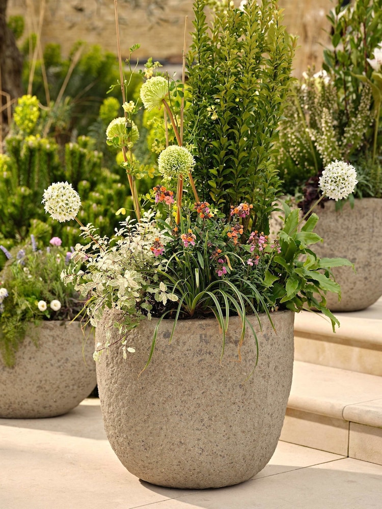 Garden Trading Grey Cranford Planter - Image 1 of 3
