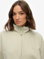 Superdry Green Studios Half Zip Sweatshirt - Image 4 of 6
