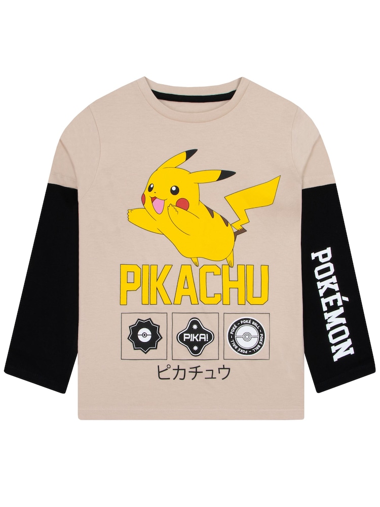 Next：日本 Character Pokemon Pikachu 長袖 Tシャツ from Next Japan
