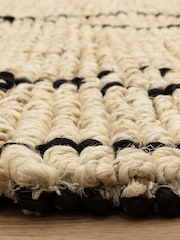 Asiatic Rugs Bleach & Black Souk Jute Rug - Image 7 of 7