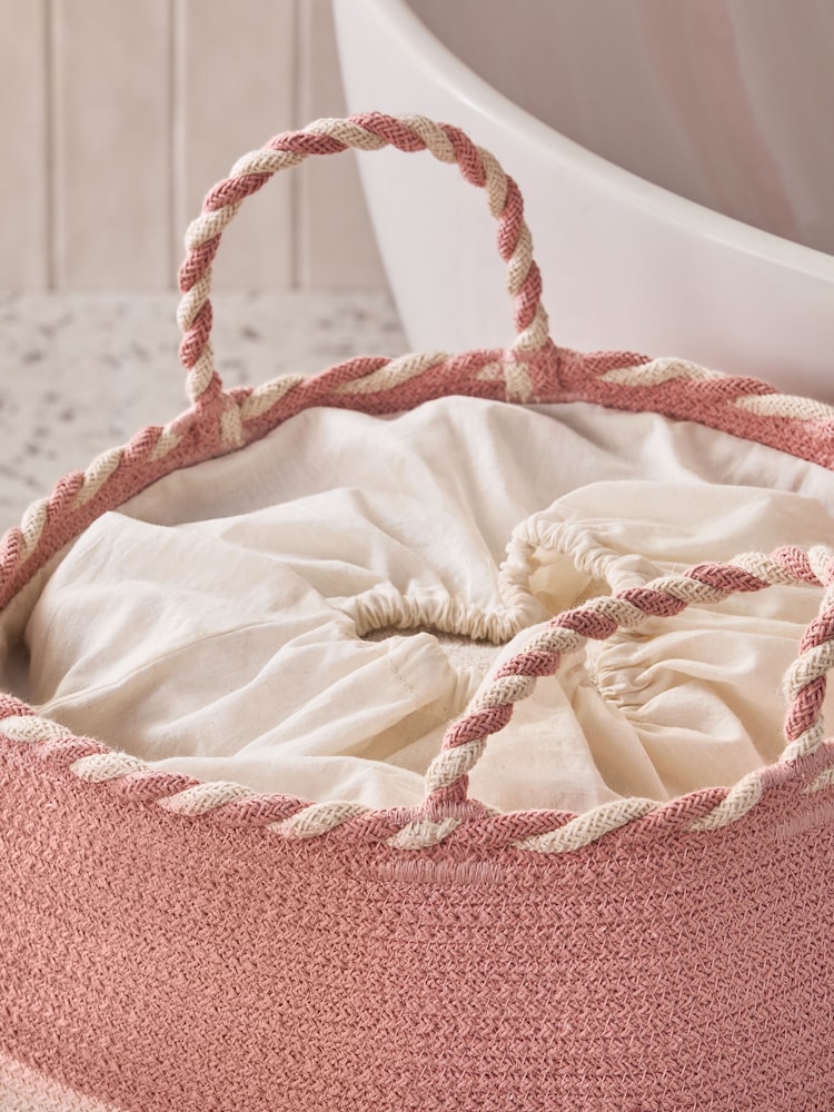 Pink Stripe Laundry Bag - Image 2 of 3