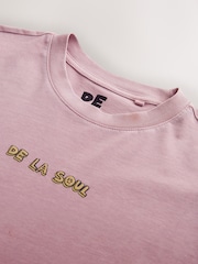 Pink De La Soul - សម្រាកកាយសម - អាវយឺតបោះពុម្ពក្រាហ្វិកក្រុមតន្រ្តី - រូបភាព 8 នៃ 9