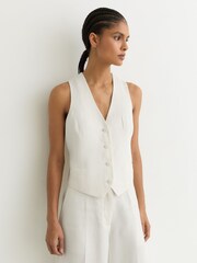 Reiss White Alyx Suit Jacket - Image 4 of 6