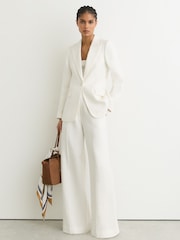 Reiss Alyx Hose aus Leinenmischung mit weitem Bein - Bild 1 von 8