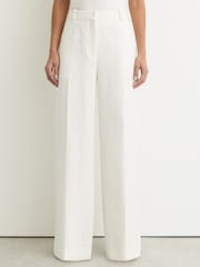 Reiss Alyx Hose aus Leinenmischung mit weitem Bein - Bild 3 von 8