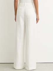 Reiss Alyx Hose aus Leinenmischung mit weitem Bein - Bild 5 von 8