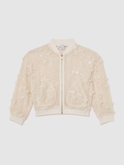 Reiss Neutral Gianna Jacket - Image 1 of 3