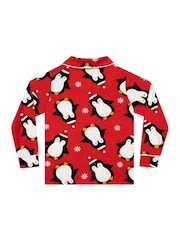 Conjunto de pijama navideño de pingüino con botones de Harry Bear - Imagen 10 de 12