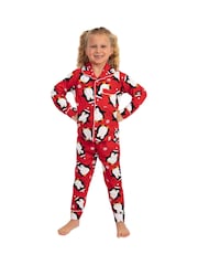 Conjunto de pijama navideño de pingüino con botones de Harry Bear - Imagen 5 de 12