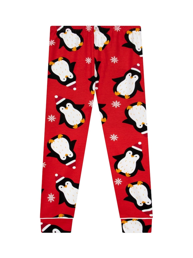 Katoenrijke kerstpyjama met elfjes voor het hele gezin | GREEN MIX | Pyjama's | M&S NL