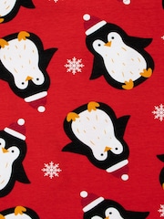Conjunto de pijama navideño de pingüino con botones de Harry Bear - Imagen 12 de 12