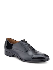 Jones Bootmaker Black Marvin Leather Oxford Shoes - Image 2 of 5