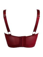 Pour Moi Red Non Padded India Embroidery Underwired Bustier Bra - Image 4 of 4