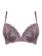 Pour Moi Pink Push Up New Romance Bra - Image 3 of 4