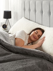 Downland Bolster Teddy Fleece Pillow - Image 5 of 5