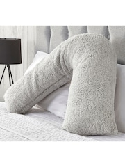 Downland V-Shape Teddy Fleece Pillow - Image 1 of 5
