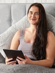 Downland V-Shape Teddy Fleece Pillow - Image 2 of 5