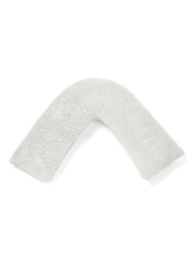 Downland V-Shape Teddy Fleece Pillow - Image 3 of 5