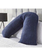 Downland V-Shape Teddy Fleece Pillow - Image 1 of 5