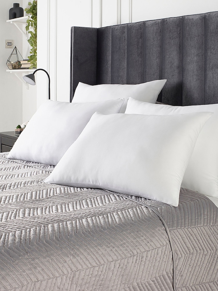 Downland Soft Like Down Microfibre Pillows Pair - Image 2 of 5