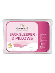 Downland Medium Support Microfibre Pillow Pair - Image 5 of 6