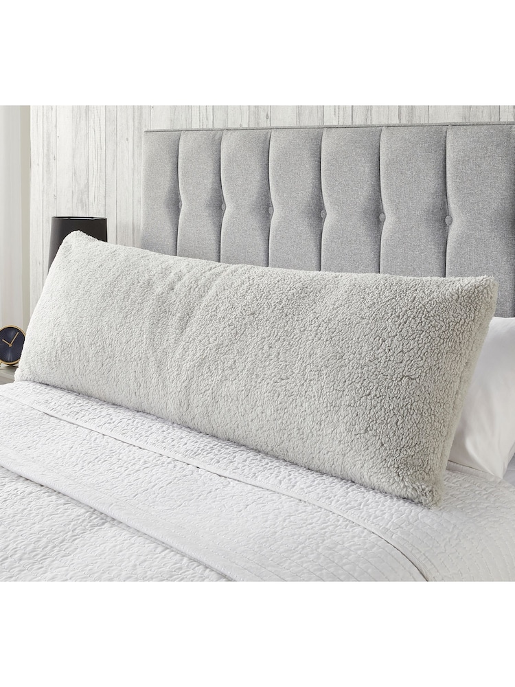 Downland Bolster Teddy Fleece Pillow - Image 1 of 5 Downland Bolster Teddy Fleece Pillow - Image 1 of 5