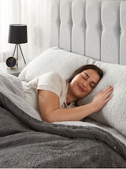 Downland Bolster Teddy Fleece Pillow - Image 5 of 5