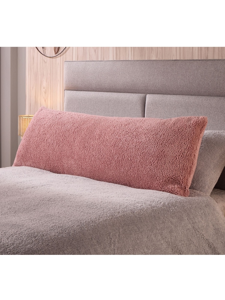 Downland Bolster Teddy Fleece Pillow - Image 1 of 5 Downland Bolster Teddy Fleece Pillow - Image 1 of 5