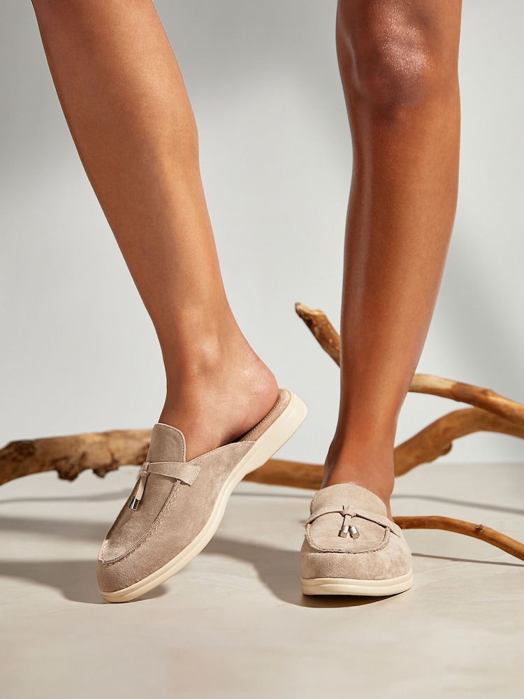 Linzi Brown Elodie Slip On Mules - Image 1 of 5 Linzi Brown Elodie Slip On Mules - Image 1 of 5