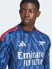 adidas Blue Arsenal 25/26 Long Sleeve Away Jersey - Image 3 of 7